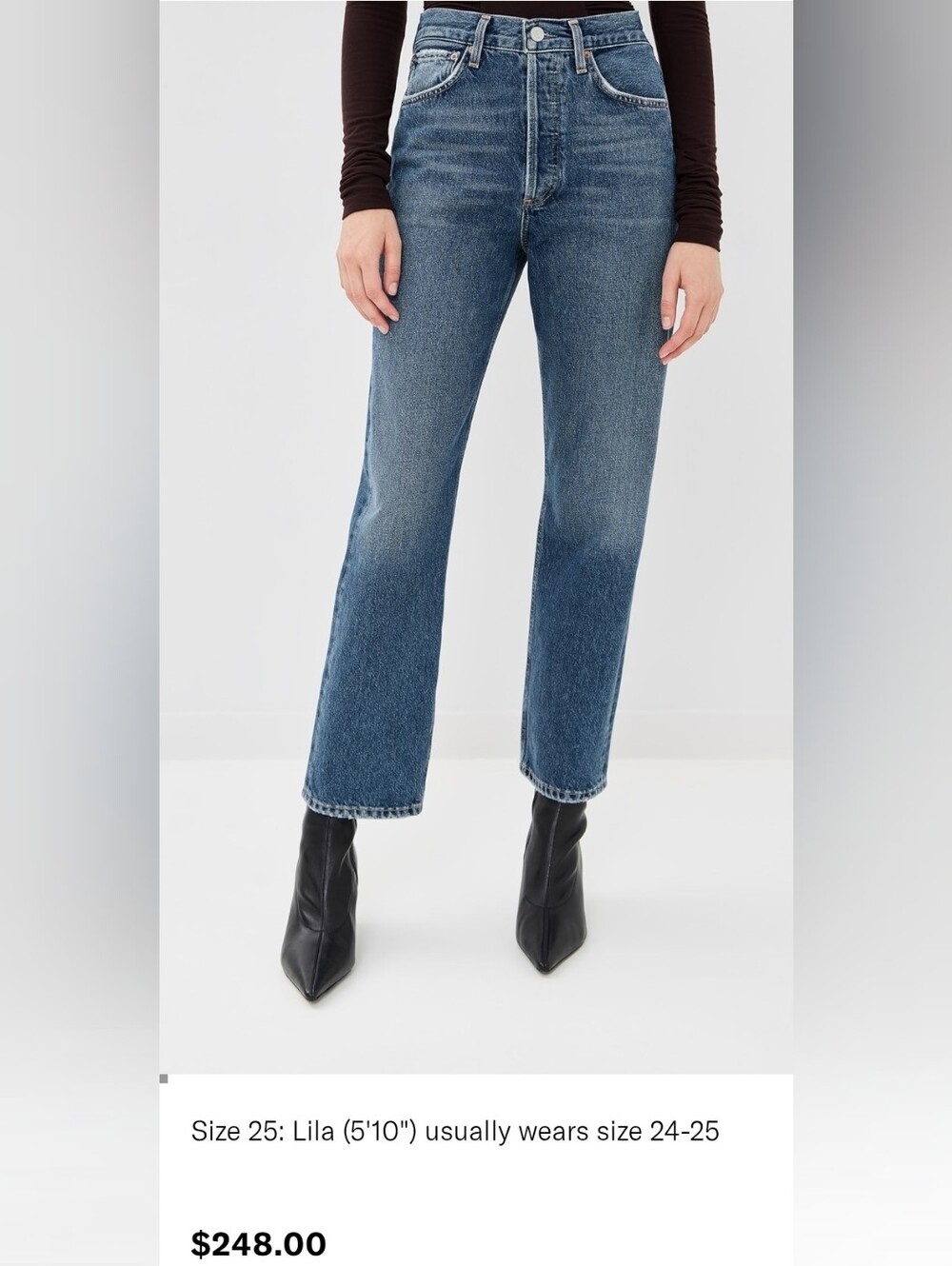 AGOLDE 90's Women's Jeans in Blue